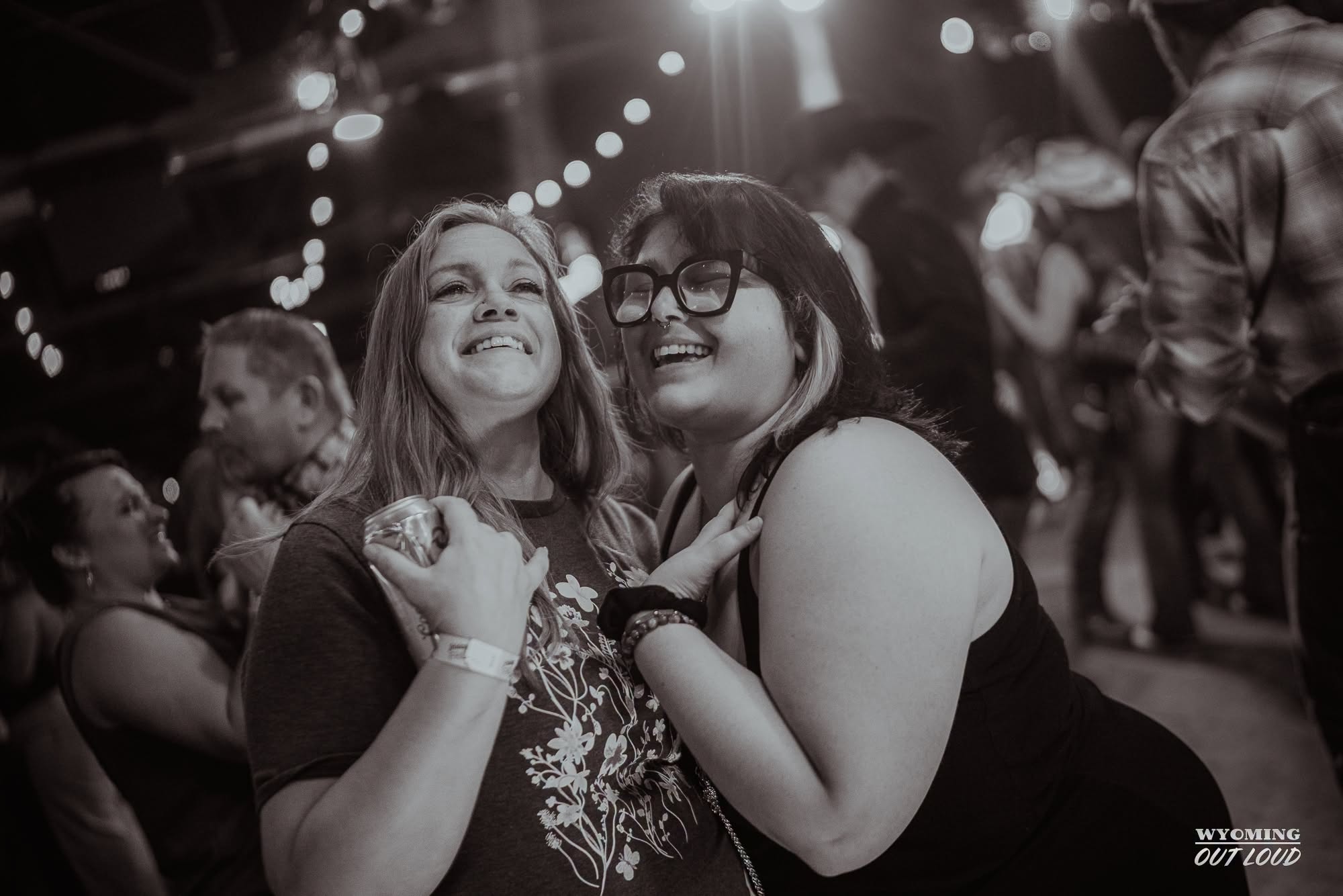 Friends together during a club night at The Gaslight Social