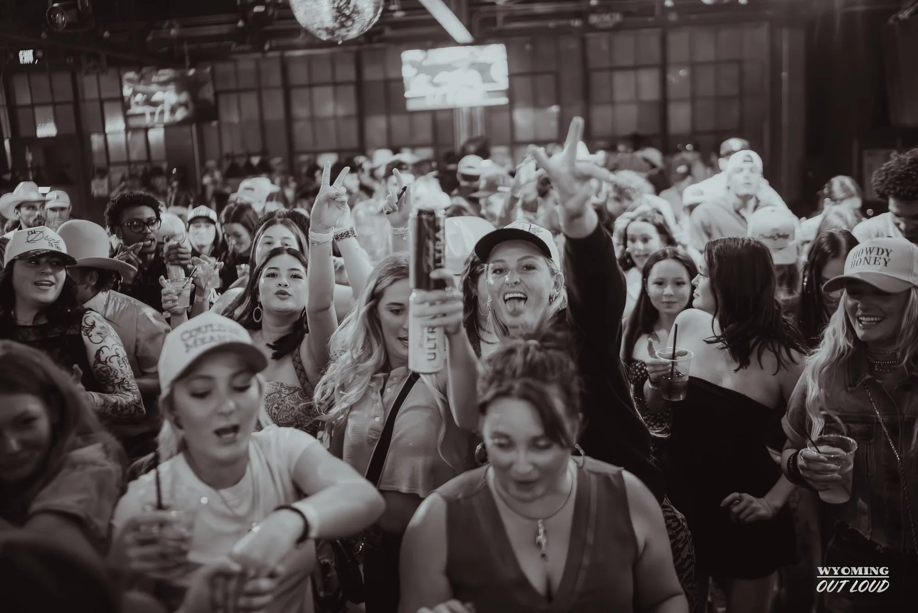A packed dance floor during a late night at The Gaslight Social